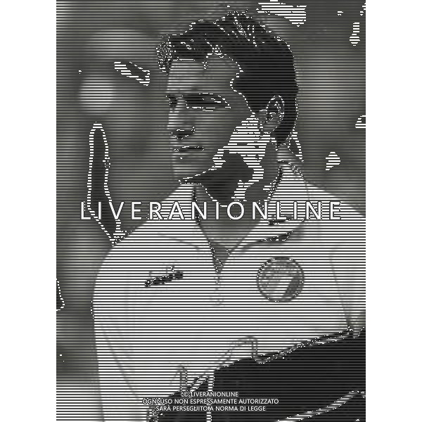ST-RETROSPETTIIVA CHRISTIAN LANTIGNOTTI CALCIATORE NELLA FOTO CHRSTIAN LANTIGNOTTI CON LA MAGLIA DEL CESENA CALCIO NELL\'ANNO 1992 AG ALDO LIVERANI SAS