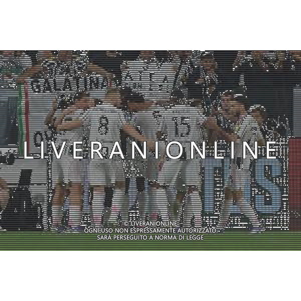 Torino 24.08.2025 Allianz Stadium @Manuela Viganti /Ag. Aldo Liverani sas Juventus vs Parma Campionato Calcio Serie A Enilive 2025/2026 1a giornata Nella foto: esultanza juventus dopo il gol di jonathan david