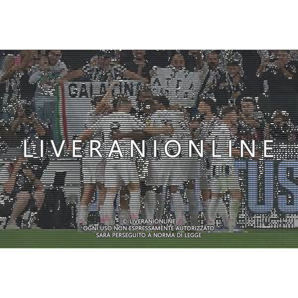 Torino 24.08.2025 Allianz Stadium @Manuela Viganti /Ag. Aldo Liverani sas Juventus vs Parma Campionato Calcio Serie A Enilive 2025/2026 1a giornata Nella foto: esultanza juventus dopo il gol di jonathan david