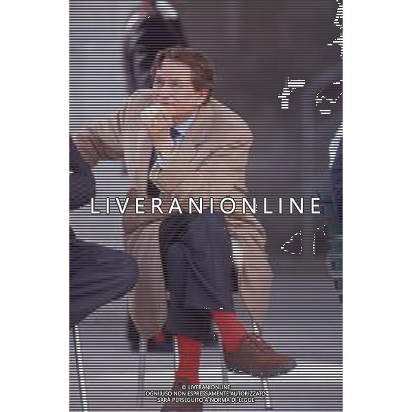 DIAP-RETROSPETTIVA COSTANTINO ROZZI PRESIDENTE DELL\'ASCOLI CALCIO NELLA FOTO COSTANTINO ROZZI PRESIDENTE DELL\'ASCOLI CALCIO NELL\'ANNO 1992 AG ALDO LIVERANI SAS