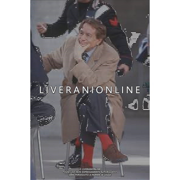 DIAP-RETROSPETTIVA COSTANTINO ROZZI PRESIDENTE DELL\'ASCOLI CALCIO NELLA FOTO COSTANTINO ROZZI PRESIDENTE DELL\'ASCOLI CALCIO NELL\'ANNO 1992 AG ALDO LIVERANI SAS