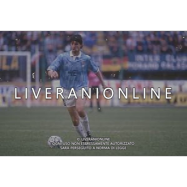 DIAP-RETROSPETTIVA CRISTIANO BERGODI CALCIATORE BELLA FOTO CRISTIANO BERGODI CON LA MAGLIA DELLA LAZIO CALCIO AG ALDO LIVERANI SAS