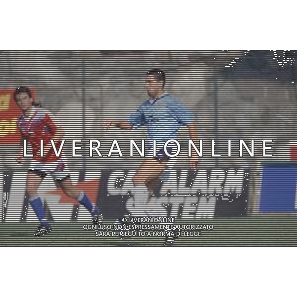 DIAP-RETROSPETTIVA CRISTIANO BERGODI CALCIATORE BELLA FOTO CRISTIANO BERGODI CON LA MAGLIA DELLA LAZIO CALCIO AG ALDO LIVERANI SAS