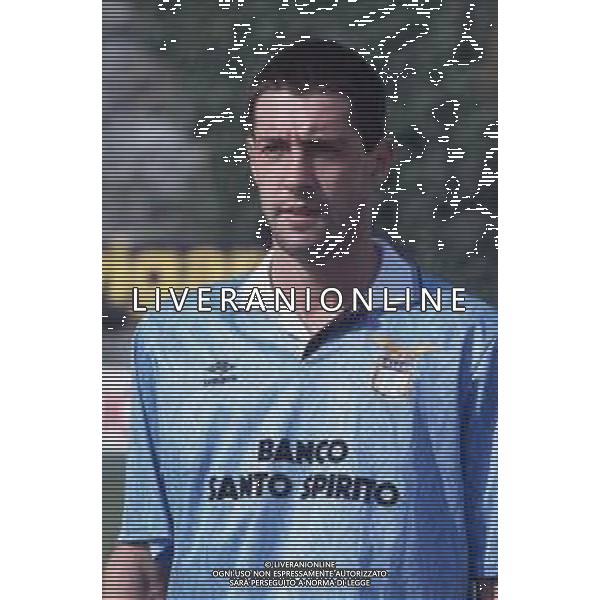 DIAP-RETROSPETTIVA CRISTIANO BERGODI CALCIATORE BELLA FOTO CRISTIANO BERGODI CON LA MAGLIA DELLA LAZIO CALCIO AG ALDO LIVERANI SAS
