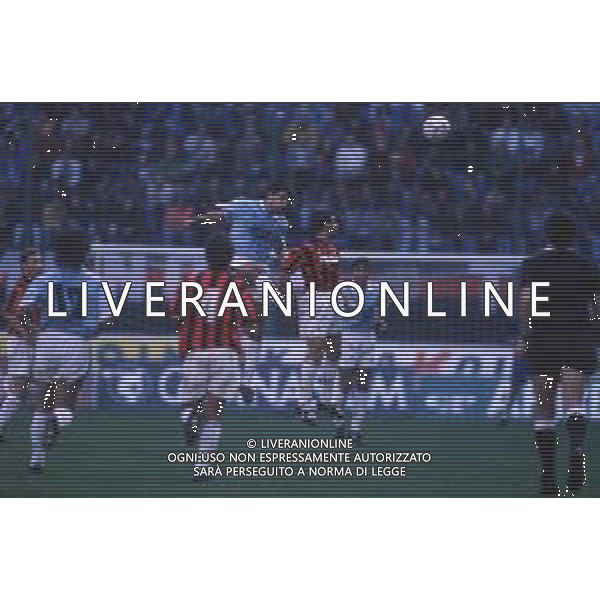 DIAP-RETROSPETTIVA CRISTIANO BERGODI CALCIATORE BELLA FOTO CRISTIANO BERGODI CON LA MAGLIA DELLA LAZIO CALCIO AG ALDO LIVERANI SAS
