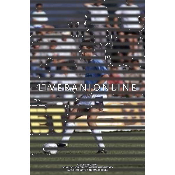 DIAP-RETROSPETTIVA CRISTIANO BERGODI CALCIATORE BELLA FOTO CRISTIANO BERGODI CON LA MAGLIA DELLA LAZIO CALCIO AG ALDO LIVERANI SAS