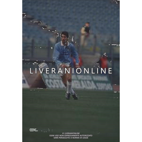 DIAP-RETROSPETTIVA CRISTIANO BERGODI CALCIATORE BELLA FOTO CRISTIANO BERGODI CON LA MAGLIA DELLA LAZIO CALCIO AG ALDO LIVERANI SAS