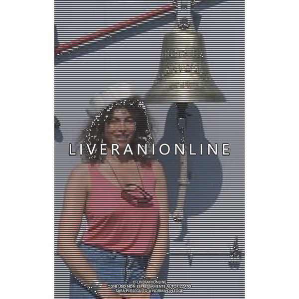 DIAP-RETROSPETTIVA MARINA OCCHIENA CANTANTE NELLA FOTO MARINA OCCHIENA SULLA PORTA AEREI GARIBALDI FOTO MARIO DOTTI-AG ALDO LIVERANI SAS