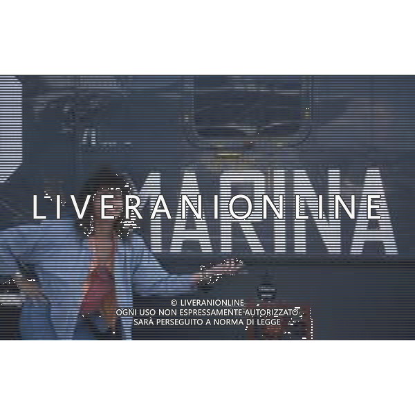 DIAP-RETROSPETTIVA MARINA OCCHIENA CANTANTE NELLA FOTO MARINA OCCHIENA SULLA PORTA AEREI GARIBALDI FOTO MARIO DOTTI-AG ALDO LIVERANI SAS