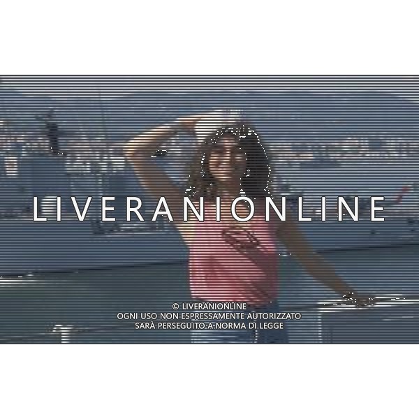 DIAP-RETROSPETTIVA MARINA OCCHIENA CANTANTE NELLA FOTO MARINA OCCHIENA SULLA PORTA AEREI GARIBALDI FOTO MARIO DOTTI-AG ALDO LIVERANI SAS