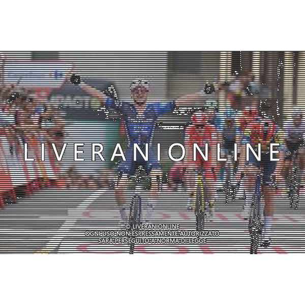 25-08-2025 Vuelta A Espana; Tappa 03 San Maurizio Canavese - Ceres; 2025, Groupama - Fdj; 2025, Lidl - Trek; Gaudu, David; Pedersen, Mads; Ceres; ©SIROTTI - AGENZIA ALDO LIVERANI SAS