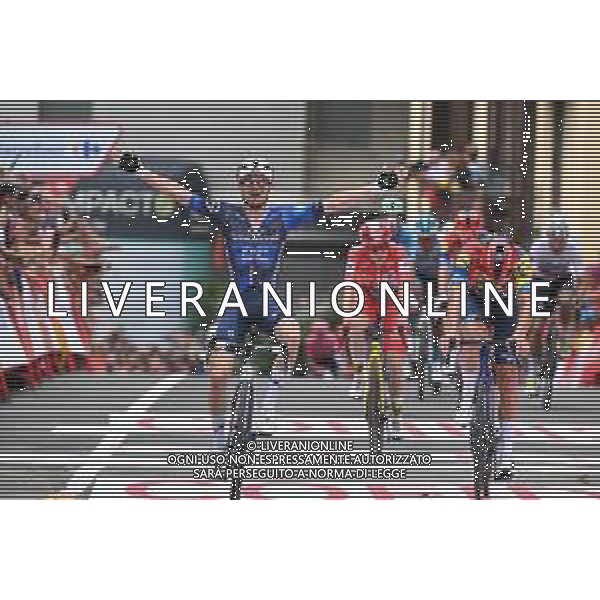 25-08-2025 Vuelta A Espana; Tappa 03 San Maurizio Canavese - Ceres; 2025, Groupama - Fdj; 2025, Lidl - Trek; Gaudu, David; Pedersen, Mads; Ceres; ©SIROTTI - AGENZIA ALDO LIVERANI SAS