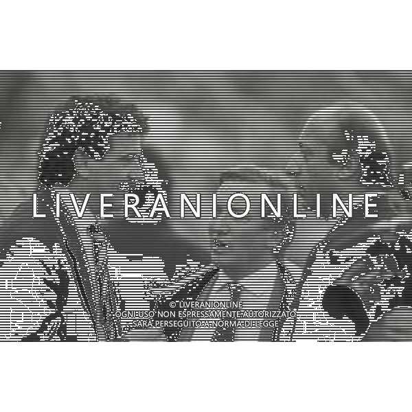 NEG-RETROSPETTIVA GIAN MAURO BORSANO PRESIDENTE DEL TORINO CALCIO NELLA FOTO GIAN MAURO BORSANO PRESIDENTE DEL TORINO CALCIO NELL\'ANNO 1991-1992 CON LUCIANO MOGGI ED EMILIANO MONDONICO AG ALDO LIVERANI SAS