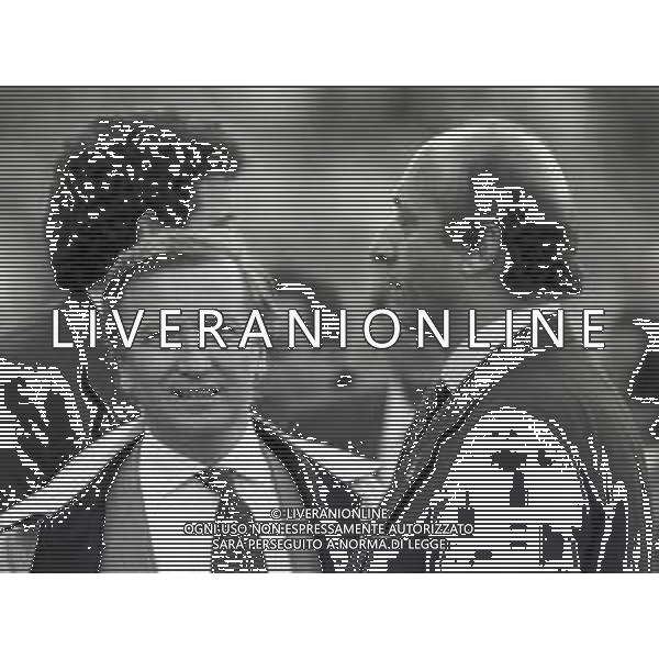 NEG-RETROSPETTIVA GIAN MAURO BORSANO PRESIDENTE DEL TORINO CALCIO NELLA FOTO GIAN MAURO BORSANO PRESIDENTE DEL TORINO CALCIO NELL\'ANNO 1991-1992 CON LUCIANO MOGGI ED EMILIANO MONDONICO AG ALDO LIVERANI SAS