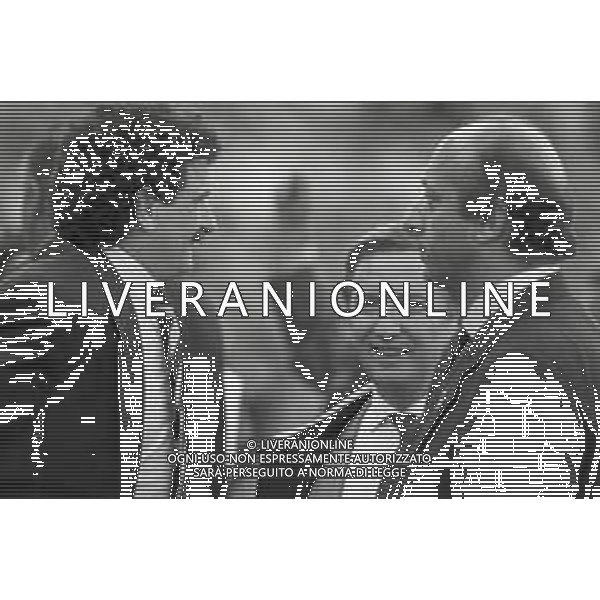 NEG-RETROSPETTIVA GIAN MAURO BORSANO PRESIDENTE DEL TORINO CALCIO NELLA FOTO GIAN MAURO BORSANO PRESIDENTE DEL TORINO CALCIO NELL\'ANNO 1991-1992 CON LUCIANO MOGGI ED EMILIANO MONDONICO AG ALDO LIVERANI SAS
