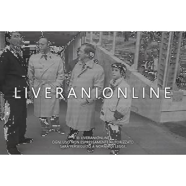 NEG-RETROSPETTIVA GIAN MAURO BORSANO PRESIDENTE DEL TORINO CALCIO NELLA FOTO GIAN MAURO BORSANO PRESIDENTE DEL TORINO CALCIO NELL\'ANNO 1991-1992 CON IL FIGLIO AG ALDO LIVERANI SAS