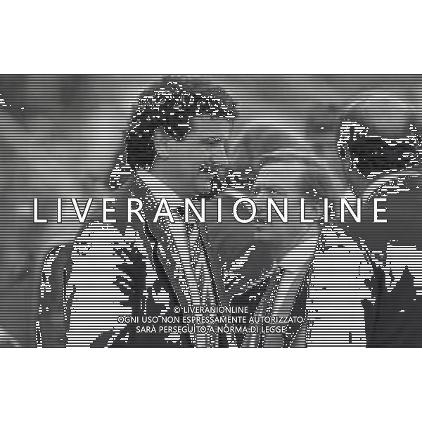 NEG-RETROSPETTIVA GIAN MAURO BORSANO PRESIDENTE DEL TORINO CALCIO NELLA FOTO GIAN MAURO BORSANO PRESIDENTE DEL TORINO CALCIO NELL\'ANNO 1991-1992 CON LUCIANO MOGGI ED EMILIANO MONDONICO AG ALDO LIVERANI SAS