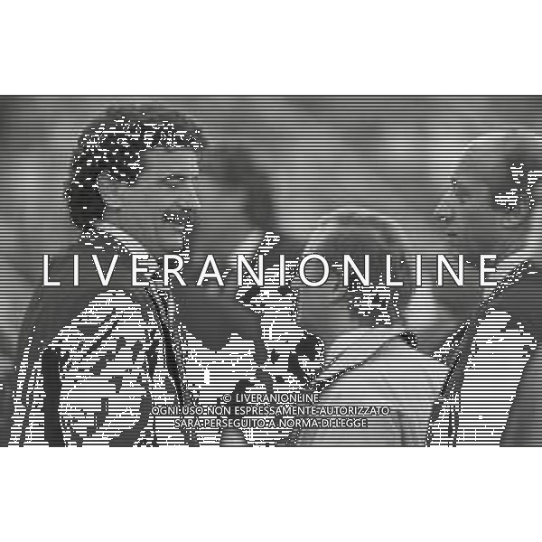 NEG-RETROSPETTIVA GIAN MAURO BORSANO PRESIDENTE DEL TORINO CALCIO NELLA FOTO GIAN MAURO BORSANO PRESIDENTE DEL TORINO CALCIO NELL\'ANNO 1991-1992 CON LUCIANO MOGGI ED EMILIANO MONDONICO AG ALDO LIVERANI SAS