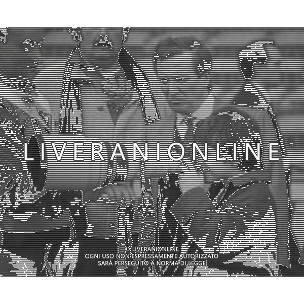 NEG-RETROSPETTIVA GIAN MAURO BORSANO PRESIDENTE DEL TORINO CALCIO NELLA FOTO GIAN MAURO BORSANO PRESIDENTE DEL TORINO CALCIO NELL\'ANNO 1991-1992 CON IL FIGLIO AG ALDO LIVERANI SAS