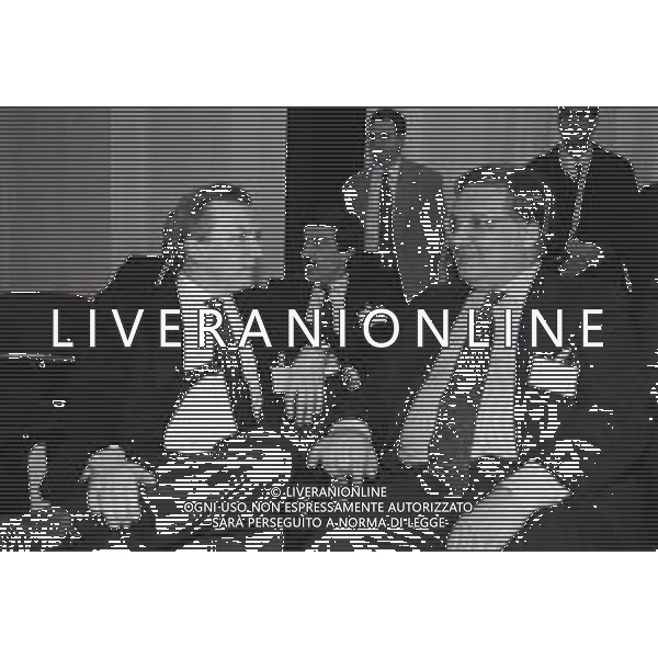 NEG-RETROSPETTIVA GIAN MAURO BORSANO PRESIDENTE DEL TORINO CALCIO NELLA FOTO GIAN MAURO BORSANO PRESIDENTE DEL TORINO CALCIO NELL\'ANNO 1991-1992 IN LEGA CALCIO A MILANO CON CESARE LANZA AG ALDO LIVERANI SAS