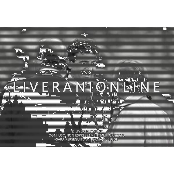 NEG-RETROSPETTIVA GIAN MAURO BORSANO PRESIDENTE DEL TORINO CALCIO NELLA FOTO GIAN MAURO BORSANO PRESIDENTE DEL TORINO CALCIO NELL\'ANNO 1991-1992 CON LUCIANO MOGGI ED EMILIANO MONDONICO AG ALDO LIVERANI SAS