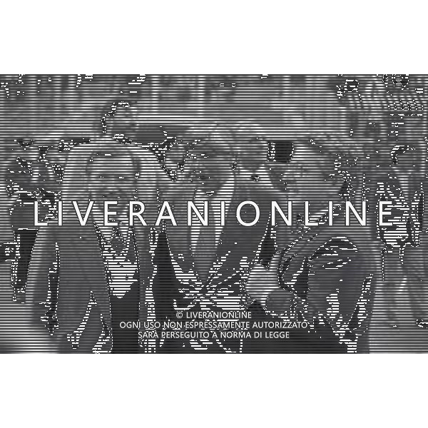 NEG-RETROSPETTIVA GIAN MAURO BORSANO PRESIDENTE DEL TORINO CALCIO NELLA FOTO GIAN MAURO BORSANO PRESIDENTE DEL TORINO CALCIO NELL\'ANNO 1991-1992 CON LUCIANO NIZZOLA E ANTONIO MATARRESE AG ALDO LIVERANI SAS