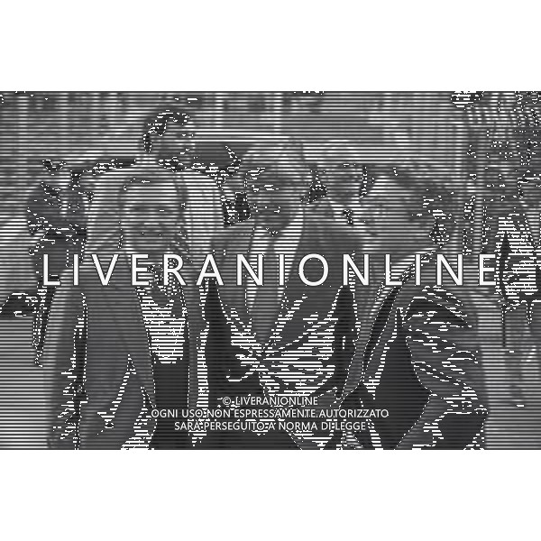 NEG-RETROSPETTIVA GIAN MAURO BORSANO PRESIDENTE DEL TORINO CALCIO NELLA FOTO GIAN MAURO BORSANO PRESIDENTE DEL TORINO CALCIO NELL\'ANNO 1991-1992 CON LUCIANO NIZZOLA E ANTONIO MATARRESE AG ALDO LIVERANI SAS