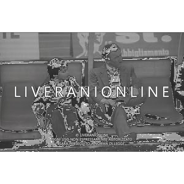 NEG-RETROSPETTIVA GIAN MAURO BORSANO PRESIDENTE DEL TORINO CALCIO NELLA FOTO GIAN MAURO BORSANO PRESIDENTE DEL TORINO CALCIO NELL\'ANNO 1991-1992 CON IL FIGLIO AG ALDO LIVERANI SAS