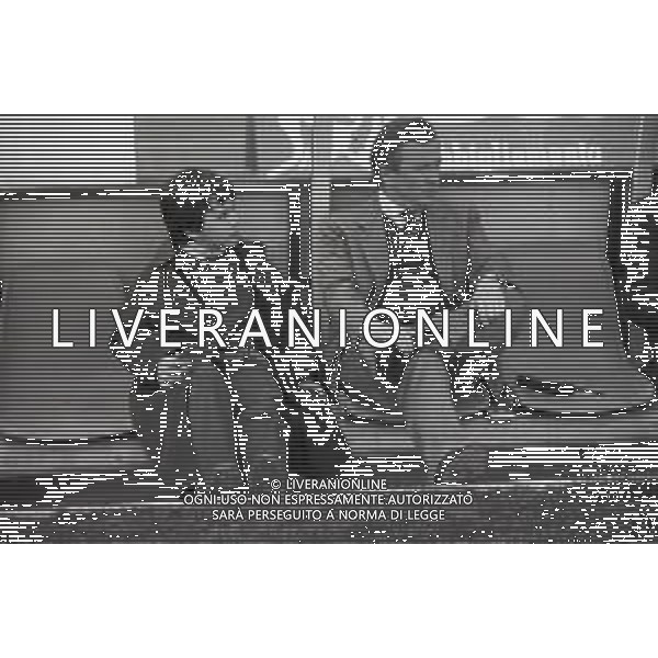 NEG-RETROSPETTIVA GIAN MAURO BORSANO PRESIDENTE DEL TORINO CALCIO NELLA FOTO GIAN MAURO BORSANO PRESIDENTE DEL TORINO CALCIO NELL\'ANNO 1991-1992 CON IL FIGLIO AG ALDO LIVERANI SAS