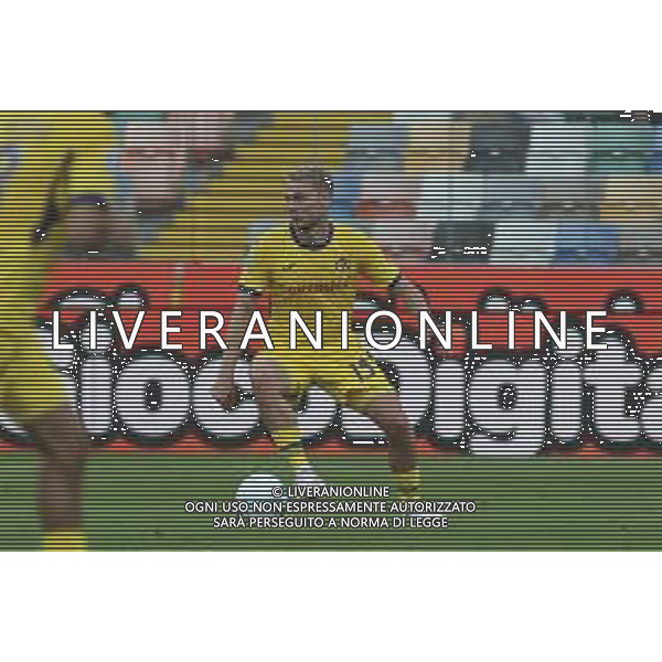 Victor Enok Nelsson of Hellas Verona FC play the ball during Udinese Calcio FC vs Hellas Verona FC, 1° Serie A Enilive 2025-26 game at Bluenergy stadium in Udine (UD), Italy, on August 25, 2025. (Photo by Davide Casentini) AG ALDO LIVERANI SAS