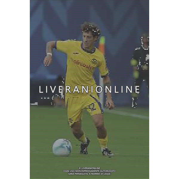 Domagoj Bradaric of Hellas Verona FC play the ball during Udinese Calcio FC vs Hellas Verona FC, 1° Serie A Enilive 2025-26 game at Bluenergy stadium in Udine (UD), Italy, on August 25, 2025. (Photo by Davide Casentini) AG ALDO LIVERANI SAS