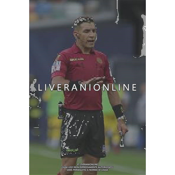 the Referee Paride Tremolada during Udinese Calcio FC vs Hellas Verona FC, 1° Serie A Enilive 2025-26 game at Bluenergy stadium in Udine (UD), Italy, on August 25, 2025. (Photo by Davide Casentini) AG ALDO LIVERANI SAS