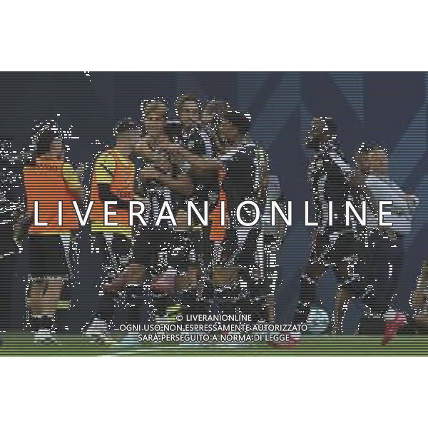 Thomas Thiesson Kristensen of Udinese FC celebrates after scoring goal during Udinese Calcio FC vs Hellas Verona FC, 1° Serie A Enilive 2025-26 game at Bluenergy stadium in Udine (UD), Italy, on August 25, 2025. (Photo by Davide Casentini) AG ALDO LIVERANI SAS