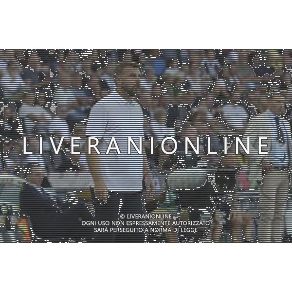 Paolo Zanetti Head Coach of Hellas Verona FC during Udinese Calcio FC vs Hellas Verona FC, 1° Serie A Enilive 2025-26 game at Bluenergy stadium in Udine (UD), Italy, on August 25, 2025. (Photo by Davide Casentini)- AGENZIA ALDO LIVERANI SAS