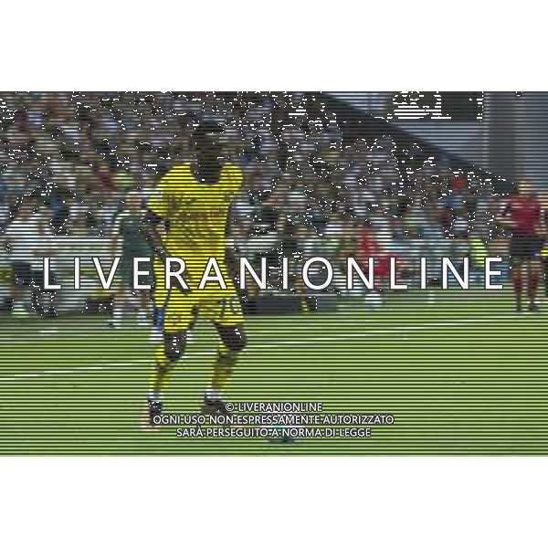 Fallou Cham "Fallou" of Hellas Verona FC play the ball during Udinese Calcio FC vs Hellas Verona FC, 1° Serie A Enilive 2025-26 game at Bluenergy stadium in Udine (UD), Italy, on August 25, 2025. (Photo by Davide Casentini)- AGENZIA ALDO LIVERANI SAS
