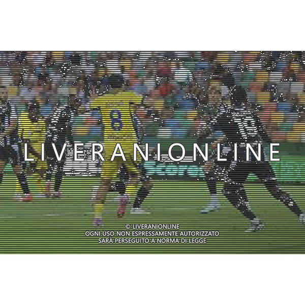Suat Serdar of Hellas Verona FC scores a goal during Udinese Calcio FC vs Hellas Verona FC, 1° Serie A Enilive 2025-26 game at Bluenergy stadium in Udine (UD), Italy, on August 25, 2025. (Photo by Davide Casentini)- AGENZIA ALDO LIVERANI SAS