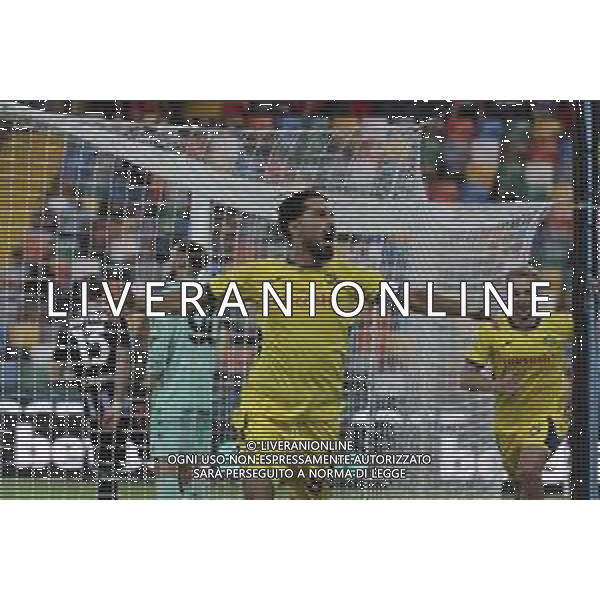 Suat Serdar of Hellas Verona FC celebrates after scoring during Udinese Calcio FC vs Hellas Verona FC, 1° Serie A Enilive 2025-26 game at Bluenergy stadium in Udine (UD), Italy, on August 25, 2025. (Photo by Davide Casentini)- AGENZIA ALDO LIVERANI SAS