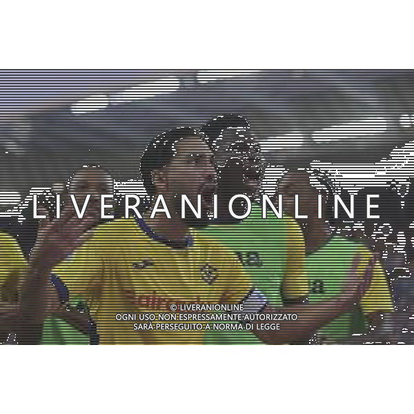 Suat Serdar of Hellas Verona FC celebrates after scoring during Udinese Calcio FC vs Hellas Verona FC, 1° Serie A Enilive 2025-26 game at Bluenergy stadium in Udine (UD), Italy, on August 25, 2025. (Photo by Davide Casentini)- AGENZIA ALDO LIVERANI SAS
