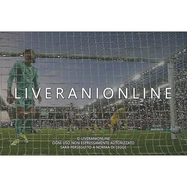 Daniel Fernando Mosquera Bonilla "D.Mosquera" of Hellas Verona FC scores a goal during Udinese Calcio FC vs Hellas Verona FC, 1° Serie A Enilive 2025-26 game at Bluenergy stadium in Udine (UD), Italy, on August 25, 2025. (Photo by Davide Casentini)- AGENZIA ALDO LIVERANI SAS
