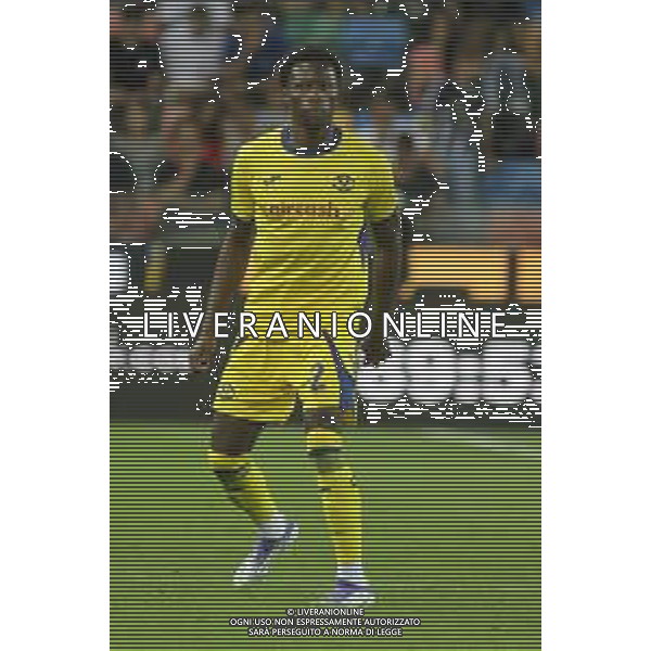 Daniel Oladele Oyegoke of Hellas Verona FC during Udinese Calcio FC vs Hellas Verona FC, 1° Serie A Enilive 2025-26 game at Bluenergy stadium in Udine (UD), Italy, on August 25, 2025. (Photo by Davide Casentini)- AGENZIA ALDO LIVERANI SAS