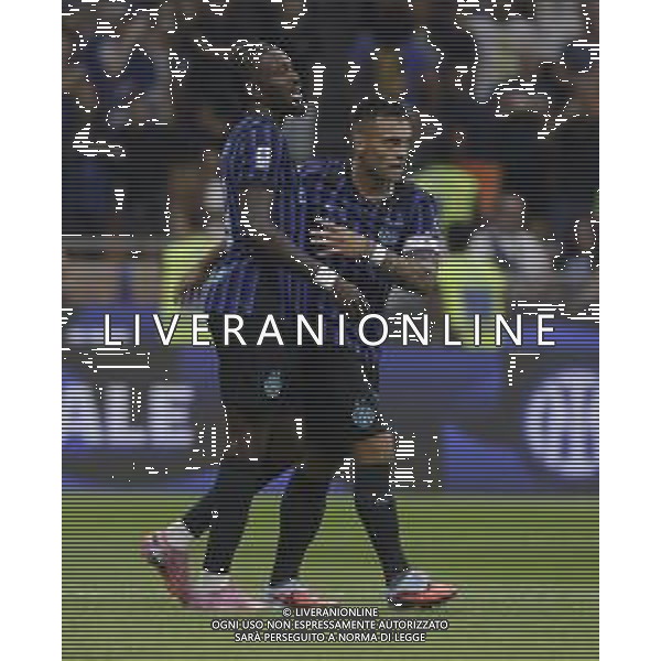 ESULTANZA DOPOGOL LAUTARO MARTINEZ CON MARCUS THURAM - INTER - TORINO CAMPIONATO CALCIO SERIE A 25.08.2025 ©PAOLO GIAMPIETRI - AGENZIA ALDO LIVERANI SAS