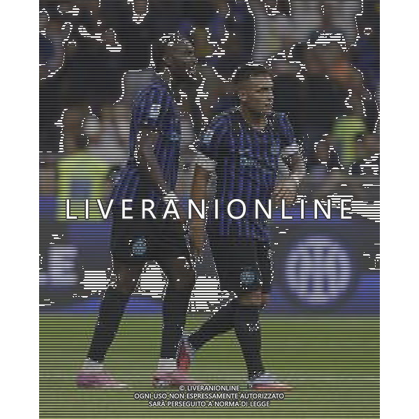 ESULTANZA DOPOGOL LAUTARO MARTINEZ CON MARCUS THURAM - INTER - TORINO CAMPIONATO CALCIO SERIE A 25.08.2025 ©PAOLO GIAMPIETRI - AGENZIA ALDO LIVERANI SAS
