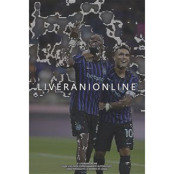 ESULTANZA DOPOGOL MARCUS THURAM CON LAUTARO MARTINEZ - INTER - TORINO CAMPIONATO CALCIO SERIE A 25.08.2025 ©PAOLO GIAMPIETRI - AGENZIA ALDO LIVERANI SAS