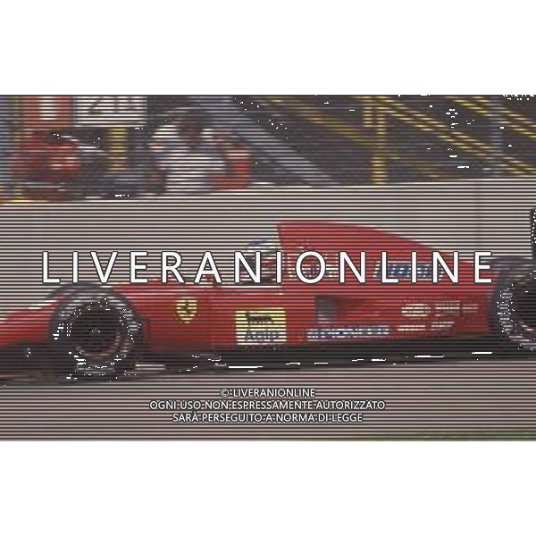 DIAP-RETROSPETTIVA IVAN CAPELLI PILOTA F1 NELLA FOTO IVAN CAPELLI NELL\'ANNO 1992 AG CONTROLUCE-AG ALDO LIVERANI SAS