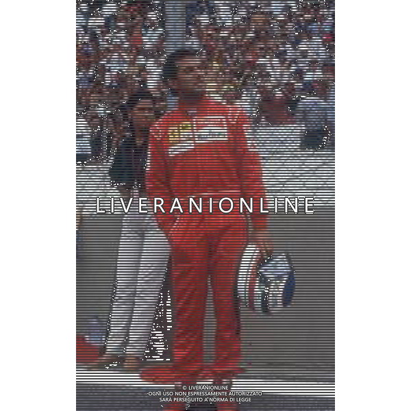 DIAP-RETROSPETTIVA IVAN CAPELLI PILOTA F1 NELLA FOTO IVAN CAPELLI NELL\'ANNO 1992 AG CONTROLUCE-AG ALDO LIVERANI SAS