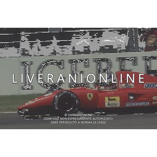 DIAP-RETROSPETTIVA IVAN CAPELLI PILOTA F1 NELLA FOTO IVAN CAPELLI NELL\'ANNO 1992 AG CONTROLUCE-AG ALDO LIVERANI SAS