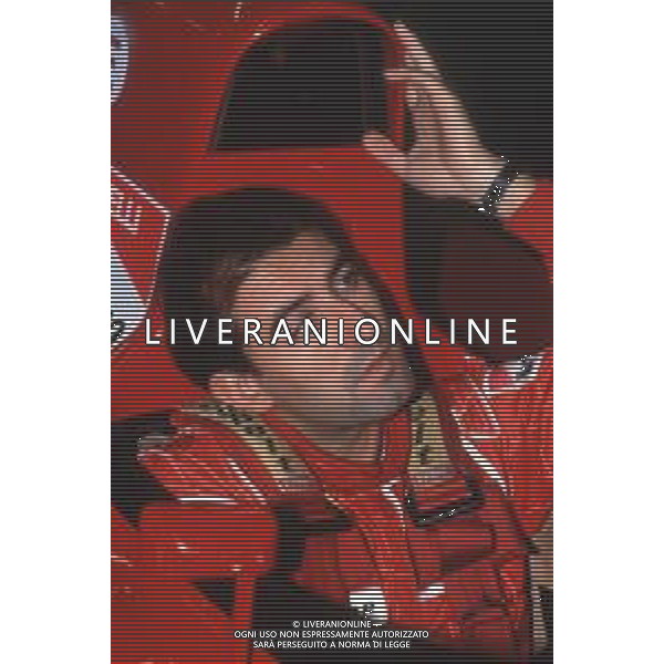 DIAP-RETROSPETTIVA IVAN CAPELLI PILOTA F1 NELLA FOTO IVAN CAPELLI NELL\'ANNO 1992 AG CONTROLUCE-AG ALDO LIVERANI SAS