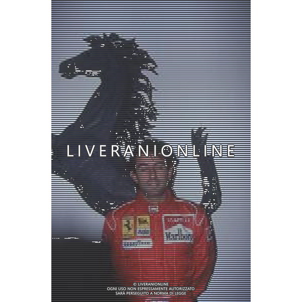 DIAP-RETROSPETTIVA IVAN CAPELLI PILOTA F1 NELLA FOTO IVAN CAPELLI NELL\'ANNO 1992 AG CONTROLUCE-AG ALDO LIVERANI SAS