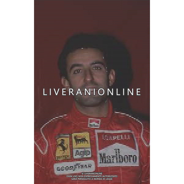 DIAP-RETROSPETTIVA IVAN CAPELLI PILOTA F1 NELLA FOTO IVAN CAPELLI NELL\'ANNO 1992 AG CONTROLUCE-AG ALDO LIVERANI SAS