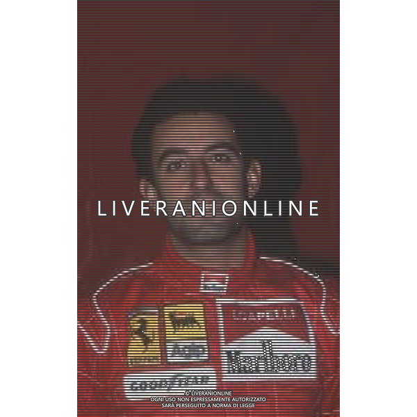 DIAP-RETROSPETTIVA IVAN CAPELLI PILOTA F1 NELLA FOTO IVAN CAPELLI NELL\'ANNO 1992 AG CONTROLUCE-AG ALDO LIVERANI SAS